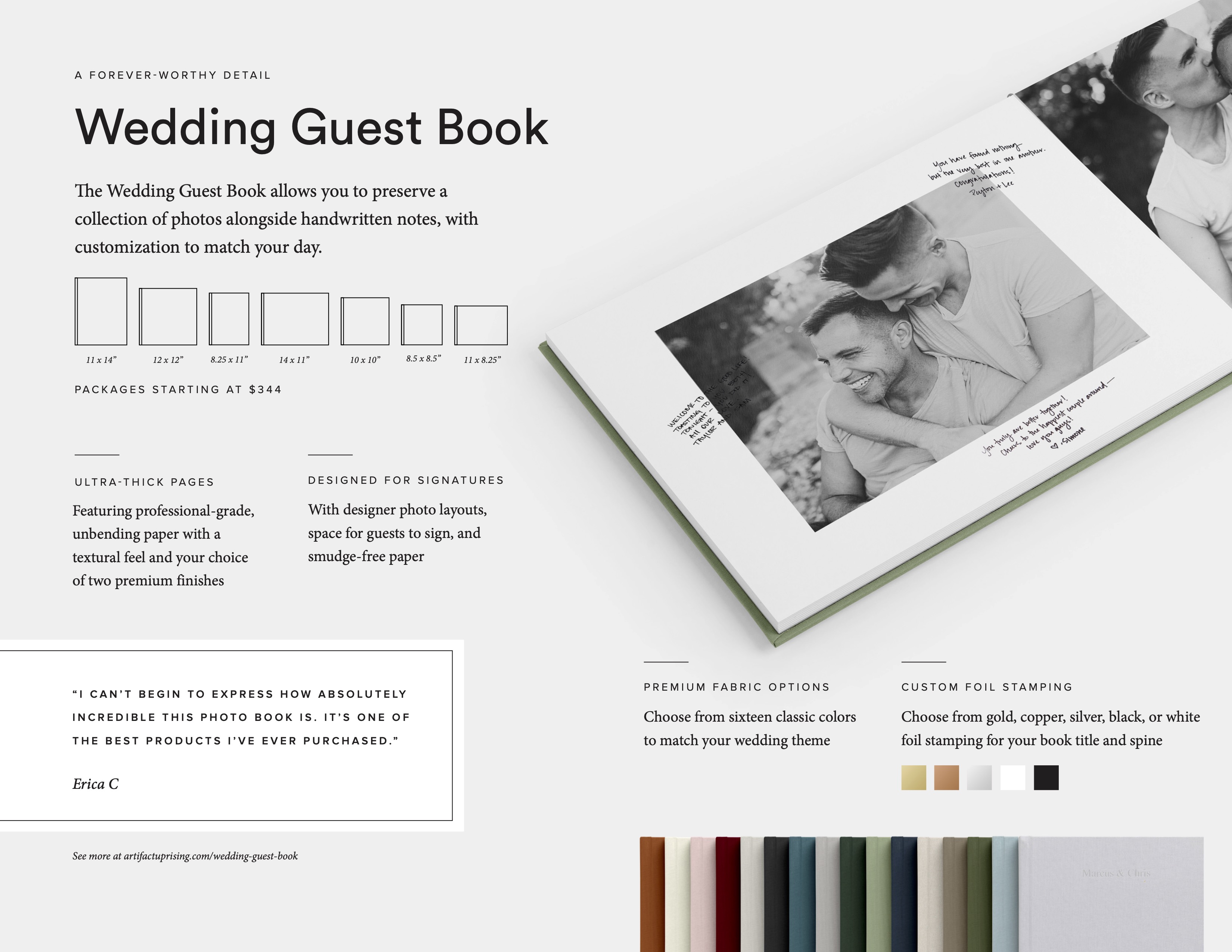 Wedding Guest Book  The best layflat photo book you can make on a